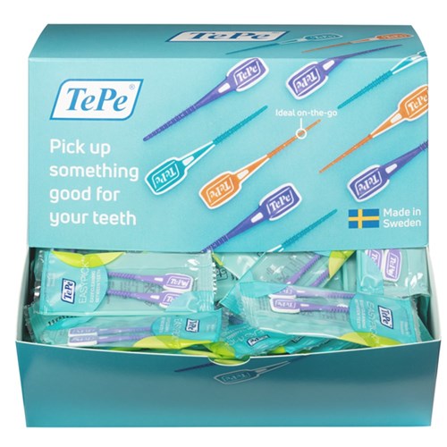 TePe EasyPick Dispenser Box - XL - Purple, 200-Pack
