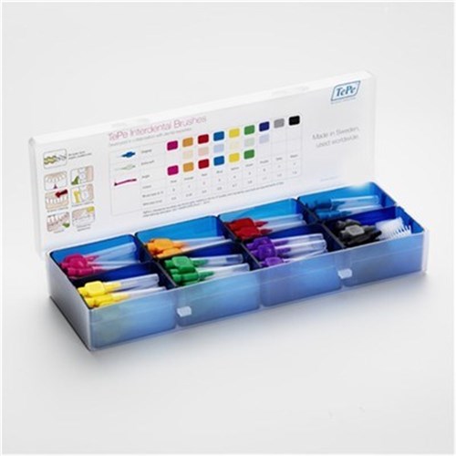 TePe Practice Interdental Brush Box - Empty - Holds 96 Brushes