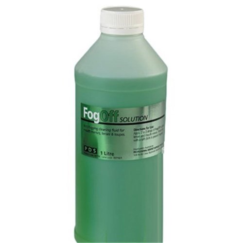 PDS FogOff - Anti-Fogging and Cleaning Solution for Mirrors and Glasses - 1L Bottle