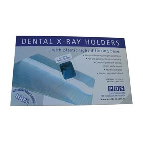 PBS Dental Xray Holders - 10 x 10  Pockets, 100-Pack
