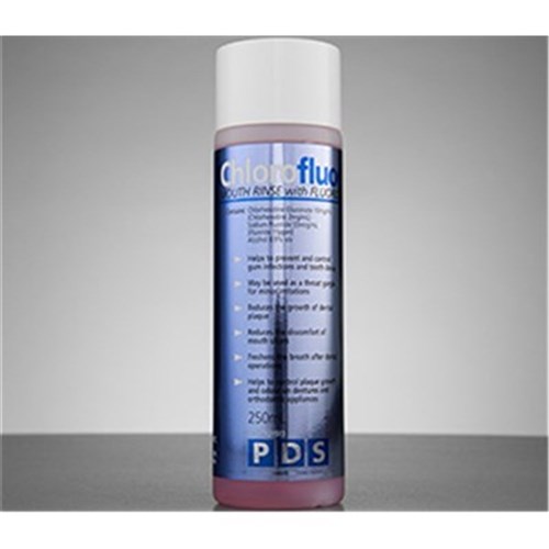 PDS CHLOROFLUOR Gel - Chlorhexidine and Fluoride Gel - 250ml Bottle