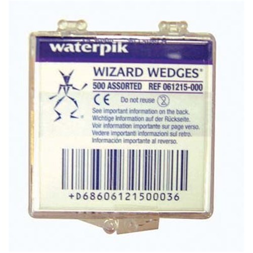 Waterpik Wizard Wedges - Assorted, 500-Pack