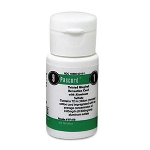 Pascal Pascord Twisted Cord - Aluminium Sulphate Medicated Cord - #9/1