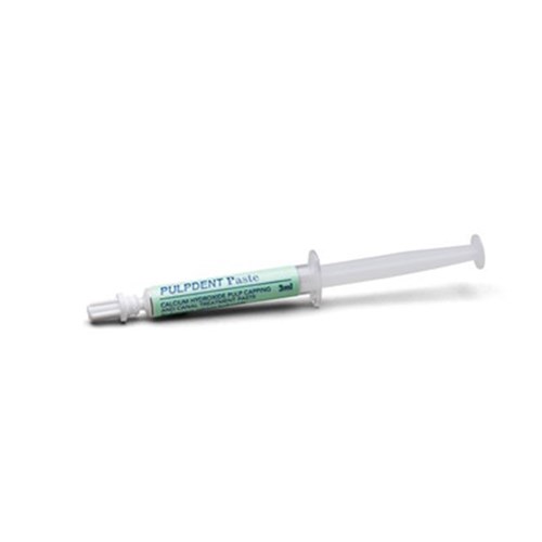 Pulpdent Paste - Premixed Calcium Hydroxide Dressing - 3ml Syringe
