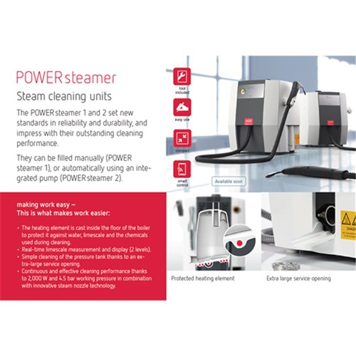 POWER STEAMER I with inbuilt Water Tank