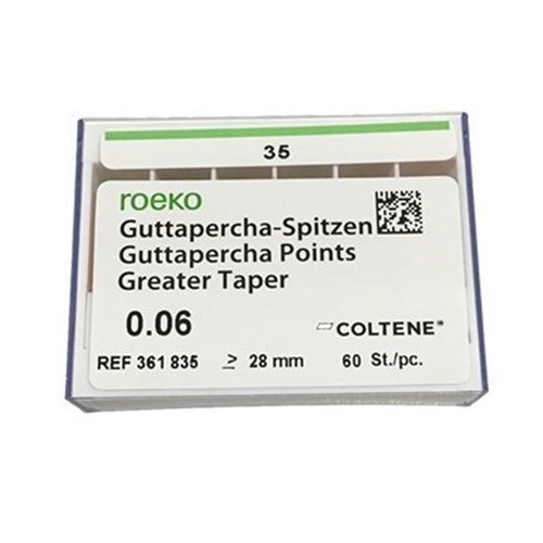 ROEKO GP Points Greater Taper Size 35 0.06 Taper Box of 60