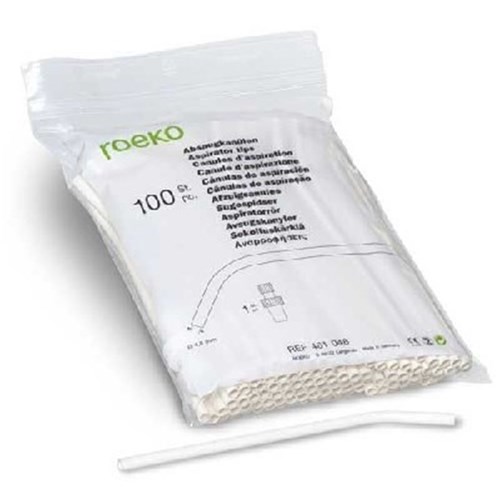 Roeko Aspirator Tips - 4.8mm Tip Opening, 100-Pack