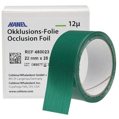 Roeko Hanel Occlusion Foil - Green - Single Sided - 22mmx25m - 12u Roll