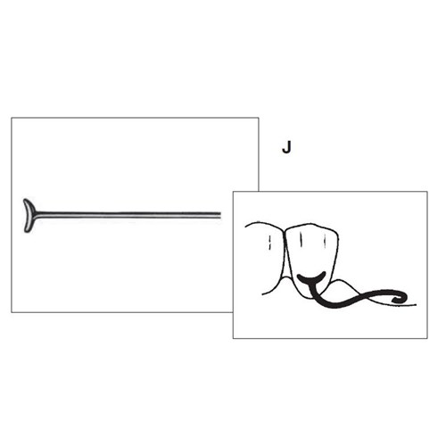 Scheu J Clasp - 0.8mm, 10-Pack