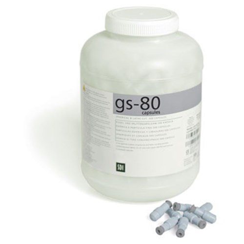 SDI GS80 - Amalgam Capsules - 1 Spill - Fast Set, 500-Pack