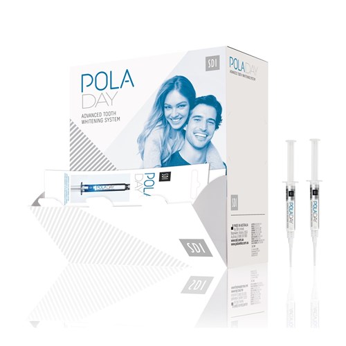 SDI Pola Day - Tooth Whitening System - Bulk Syringe Kit - 6% Hydrogen Peroxide - 3g Syringe, 50-Pack