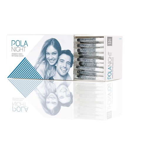 SDI Pola Night - Tooth Whitening System - Bulk Syringe Kit - 18% Carbamide Peroxide - 3g Syringe, 50-Pack