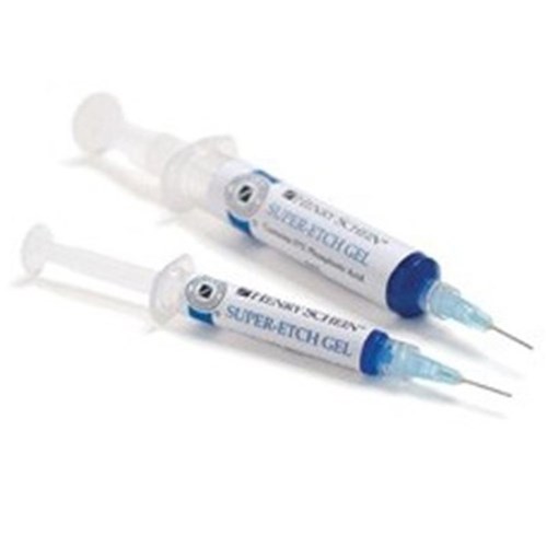 Henry Schein Super Etch Gel - Blue - 2ml Syringes, 10-Pack and 50 Tips
