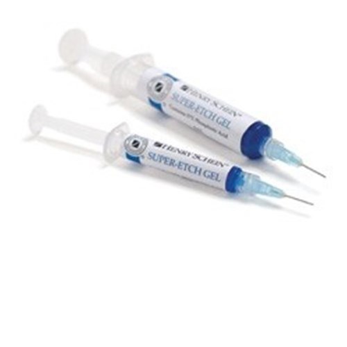 Henry Schein Super Etch Gel - Blue - 2ml Syringes, 10-Pack and 50 Tips
