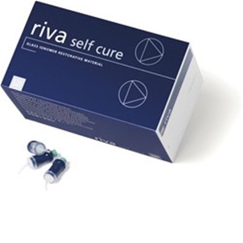 SDI Riva Self Cure - Bulk Fill Glass Hybrid Restorative - A2 Regular - Capsules, 50-Pack