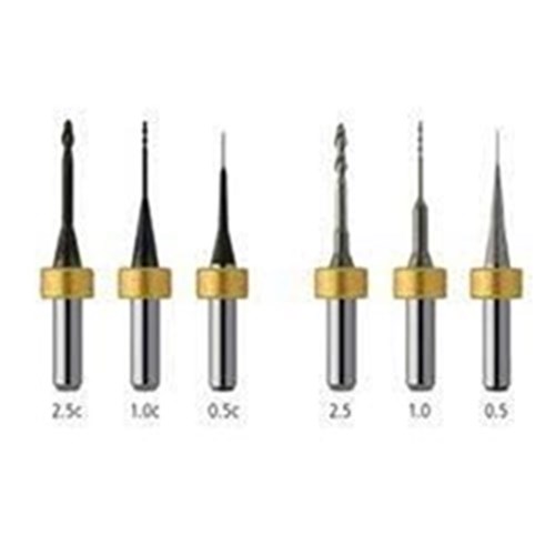 Sierra Dental Tools Diamond Milling Tool - Ivoclar PM7 0.5mm - Yellow Ring