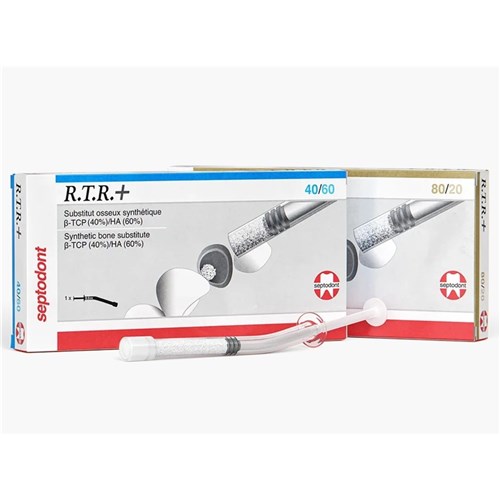 Septodont RTR+ 40/60 - Synthetic Bone Substitute - 0.5cc Syringe - 0.5-1mm Granules