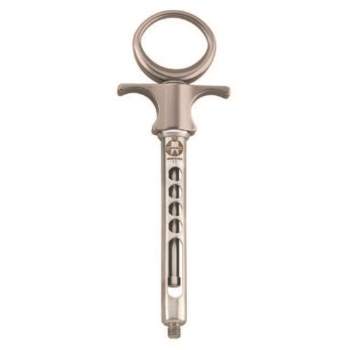 Septodont Self Aspirating Dental Syringe - Thumb Ring - Stainless Steel