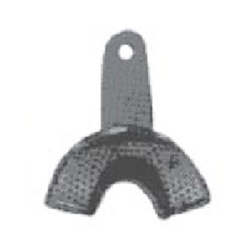 Superior Stainless Steel Impression Tray - Perforated - Partial Lower - Anterior