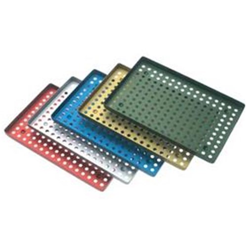 Directa Instrument Tray Base - Perforated - Blue