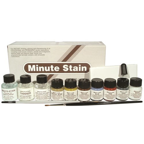 Minute Stain - Coloured Acrylic Liquid - Large Kit - 72cc - 7 Colours