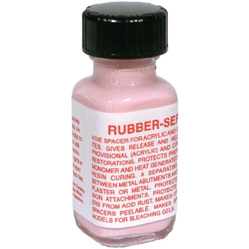 RUBBER SEP White 15cc Brush & Cap