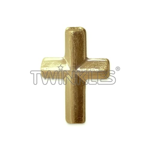 Twinkles - Tooth Jewellery - Cross Yellow - Gold 22k