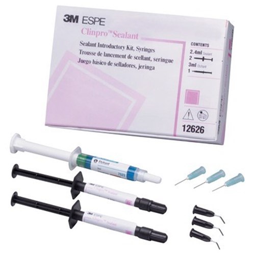 3M Clinpro Sealant - Intro Syringe Kit - 1.2ml Syringe, 2-Pack and Accessories