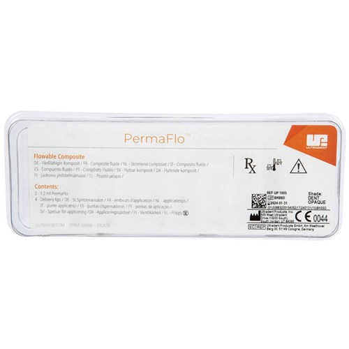 Ultradent PermaFlo - Syringe Refill - Dentin Opaque - 1.2ml Syringe, 2-Pack