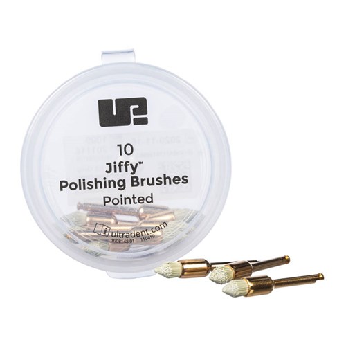 Ultradent Jiffy Composite Polishing Brush - Pointed, 10-Pack