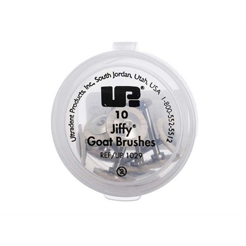 Ultradent Jiffy Goat Hair Brush, 10-Pack