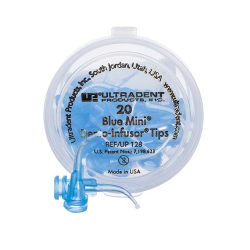 Ultradent Blue Mini Dento-Infusor Tips, 20-Pack