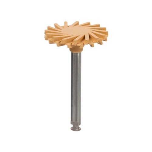 Ultradent Jiffy Polisher - Natural Universal Wheel - RA - Fine - 14mm, 3-Pack