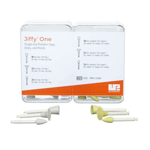 Ultradent Jiffy One - Single Use Polsihing Cups, Disks and Points - Trial Kit