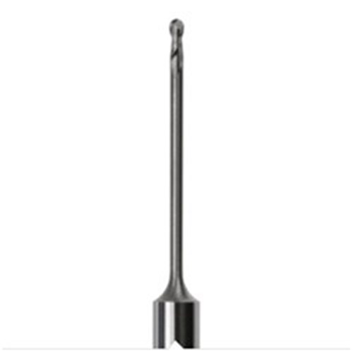 VHF Mill Cutter - WaxPMMA - 1mm - Silver - Double Tooth Radius K4