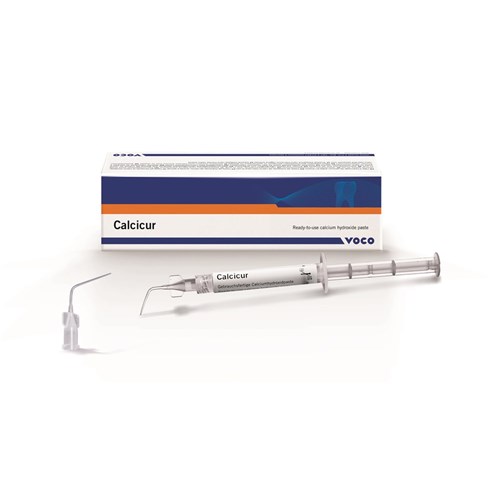 Voco Calcicur - Calcium Hydroxide Paste - 2.5g Syringe, 3-Pack