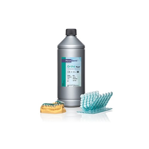 Nextdent Ortho Rigid - 3D Printing Liquid - Blue - 1000g Bottle