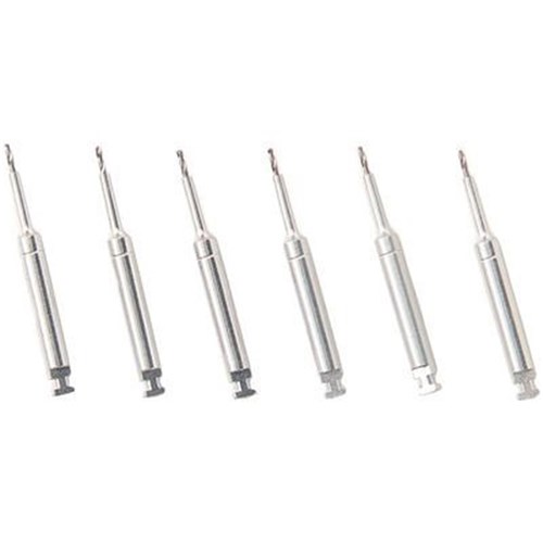 Coltene KODEX Minim Drills - 0.525 x 2mm - Silver, 6-Pack