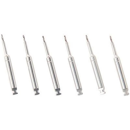 Coltene KODEX Minim Drills - 0.525 x 2mm - Silver, 6-Pack