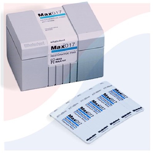 Coltene Max Restorative Pins - Bulk Kit - 0.425mm Blue Titanium, 60-Pack