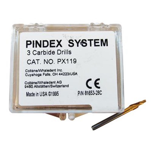 Pindex Carbide Drill, 3-Pack