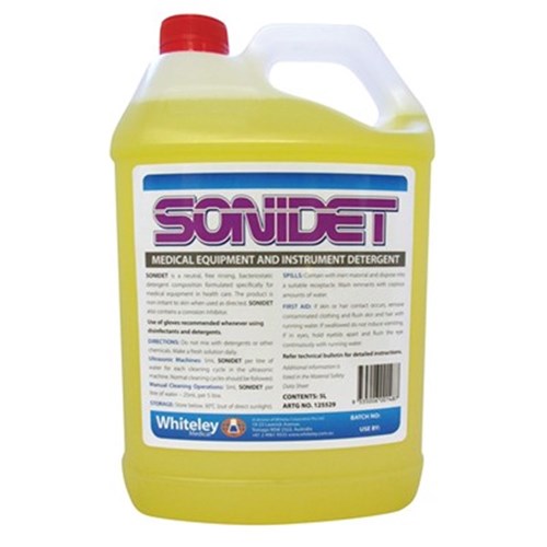 Whiteley Sonidet Equipment and Instrument Detergent - 5L Bottle