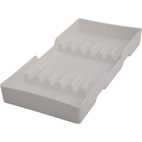 ZIRC Cabinet Tray for Hand Instruments - Size 16 - Deep White