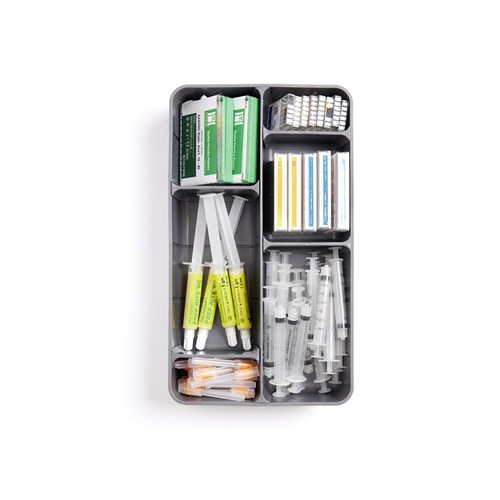 ZIRC Drawer Organiser Dividers - Medium - Gray Each