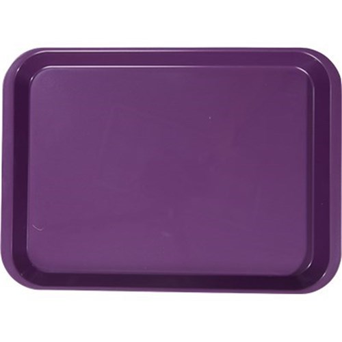 ZIRC B Lok Flat Tray - Plum - 33.97 x 24.45 x 2.22cm
