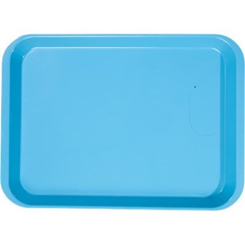 ZIRC B Lok Flat Tray - Neon Blue - 33.97 x 24.45 x 2.22cm