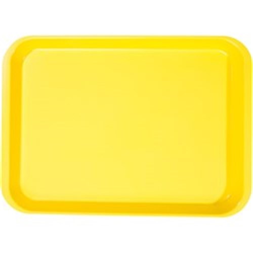 ZIRC B Lok Flat Tray - Neon Yellow - 33.97 x 24.45 x 2.22cm