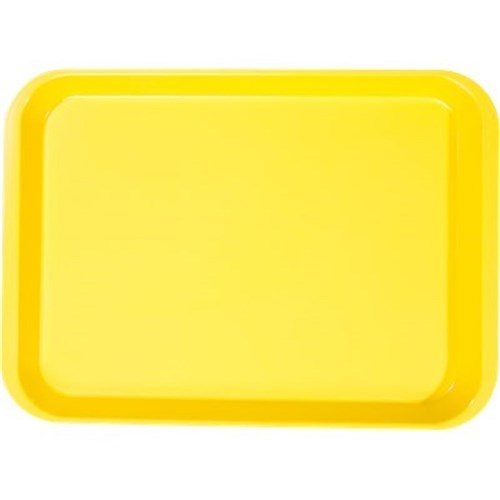 ZIRC B Lok Flat Tray - Neon Yellow - 33.97 x 24.45 x 2.22cm