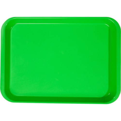ZIRC B Lok Flat Tray - Neon Green - 33.97 x 24.45 x 2.22cm