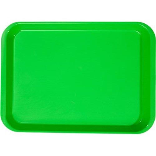 ZIRC B Lok Flat Tray - Neon Green - 33.97 x 24.45 x 2.22cm
